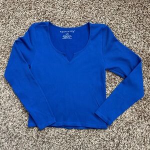 Eye Candy Vibrant Blue Top